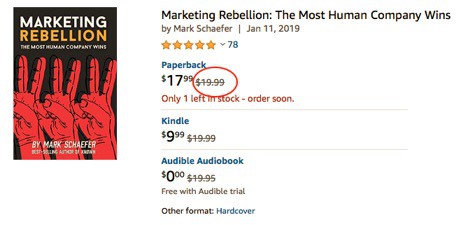 Marketing Rebellion Book Price
